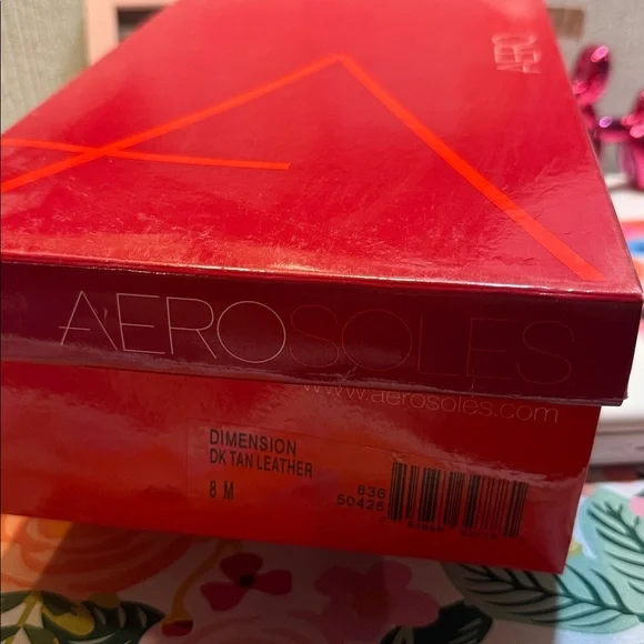 AEROSOLES Tan Leather Mary Jane Shoes - Picture 8 of 8